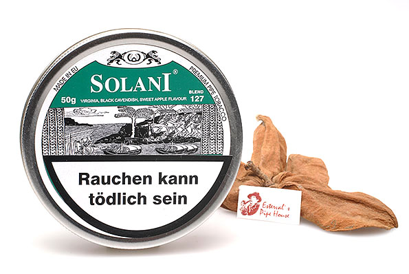 Solani Grün Blend 127 Pfeifentabak 50g Dose Solani Grün Blend 127 Pfeifentabak 50g Dose
